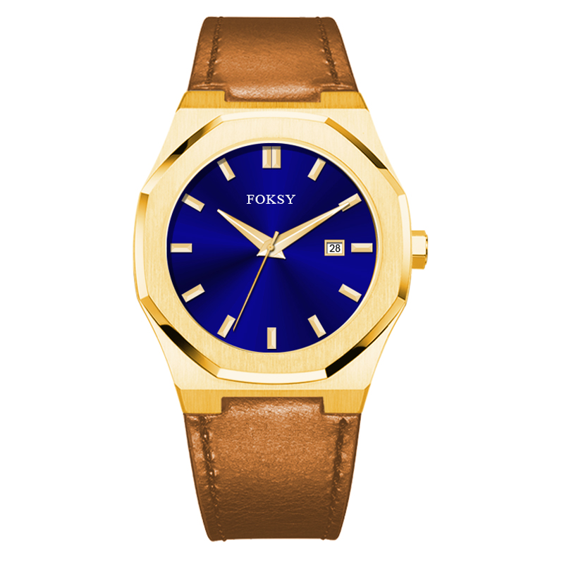 Foksy Custom/OEM Unisex Miyota Silicone Strap Japanese Fashion Quartz Wristwatch