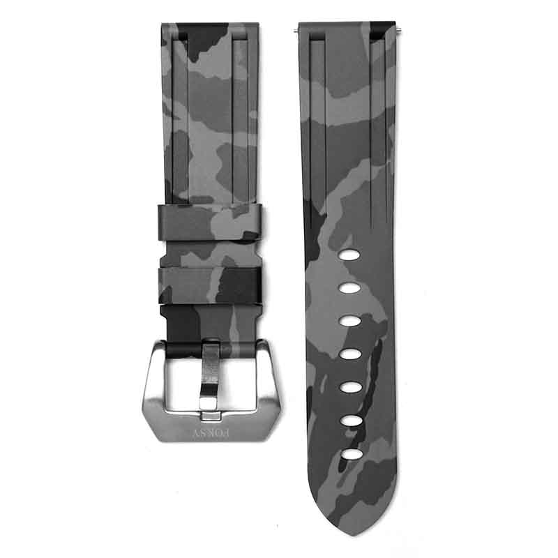 OEM LOGO Camo Silicone Sporty Strap Custom Watch Strap 2020-Watch Accessories