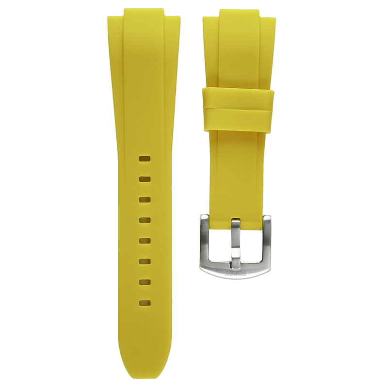 Custom logo fashion strap for watch colorful silicone rubber strap