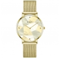 Create Brand Your Own Japanese Quartz Movement Gold Wrist Mesh Band Watch Women Lady Wristwatch Luxury Watch Relogio Fem