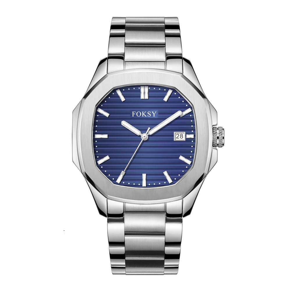 OEM Custom Logo Design Luxury Classic Fashion Custom Logo High Quality Watch Square Quartz Watch Men
